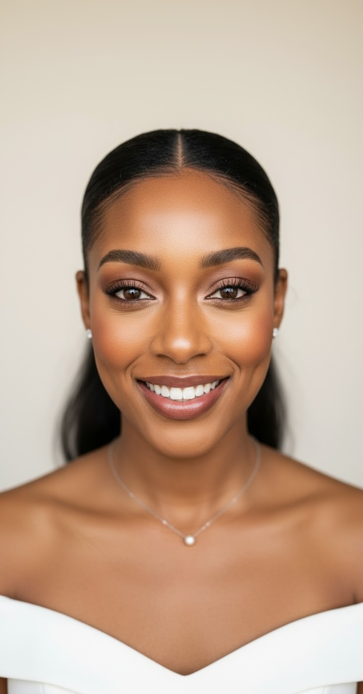 After Side Ponytail For Wedding